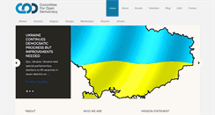 Desktop Screenshot of committeeforopendemocracy.org